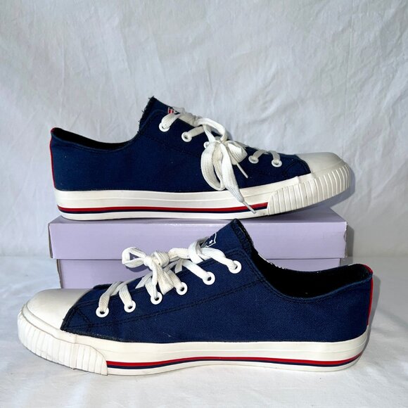 New England Patriots Men's FOCO Low Top Canvas Sneakers, Size 10, EUC! - Picture 12 of 13